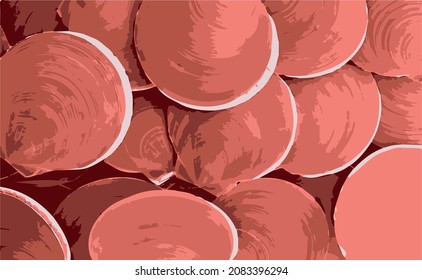 simple clam shell patern background