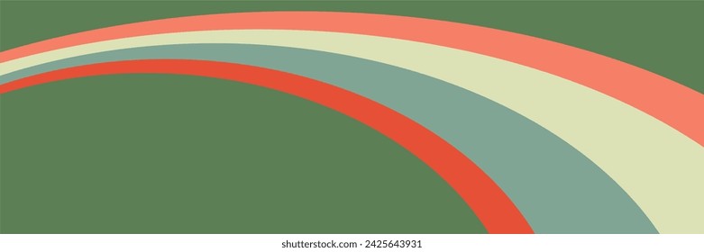 simple classic color curve background retro