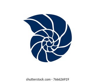 Simple Classic Coral Animal Illustration Logo Symbol