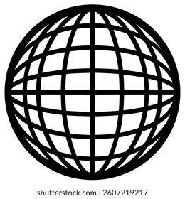 simple classic globe wireframe simple classic global