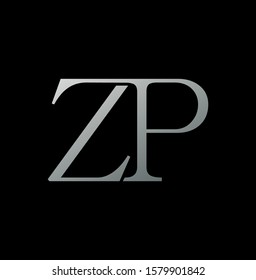 Simple Classy Letter Z and P,  ZP logo icon. Creative vector logo icon design letter ZP concept  for business or company identity. 