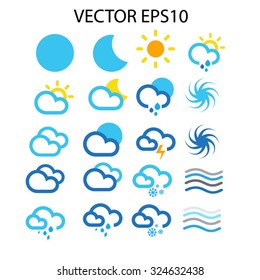 Simple And Classy Weather Icons All In One Set.