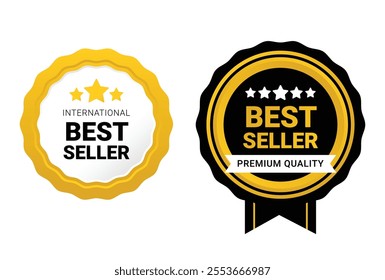 Simple and clean best seller label