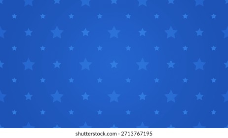 Simples Limpar Azul Horizontal Projeto de Fundo Decorado Com Padrão De Estrelas Sutis
