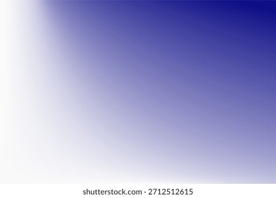 Fondo liso limpio simple del gradiente del color azul y blanco
