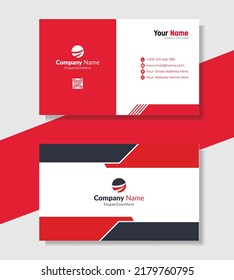 Simple clean business card design