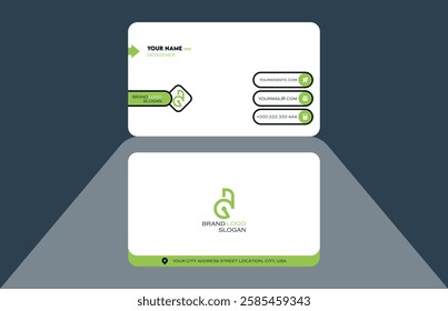 simple and clean business card design, white, visiting card design,visiting card design,business card, vector layout, illustration