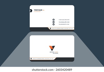 simple and clean business card design, simple business card, new, creative, modern, business card template, vector, illustration