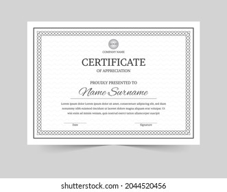 Simple and Clean Certificate Template