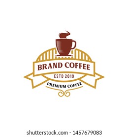 Simple and Clean Coffee Cafe Logo Design