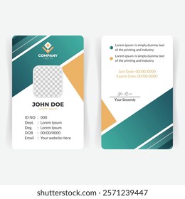 Simple and Clean Corporate ID Card