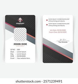 Simple and Clean Corporate ID Card