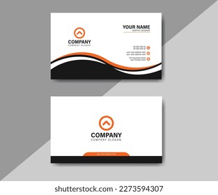 Simple clean creative business card