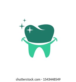 simple and clean dental logo