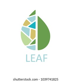 Simple and clean design of leaf sign