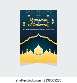 Simple and clean design with a logo.
Design For This Ramadan!
Vector modern stylish Flyer.
Vector illustration.