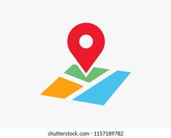 Simple clean design pin location.