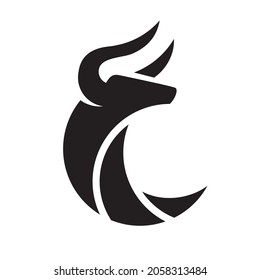 simple, clean and elegant bull