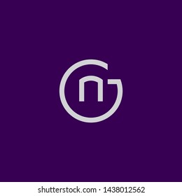 simple, clean, elegant, modern, unique, bold and sophisticated logo design illustration inspiration with initial G and N for technology, computer, software, etc