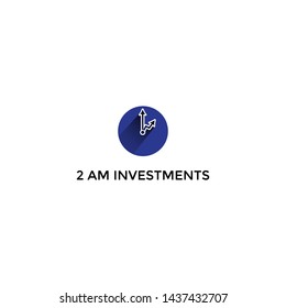 simple, clean, elegant, unique and sophisticated logo design with sun and clockwise for investment, finance, environment, etc