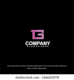 Simple and clean flat design of letter  G logo vector template