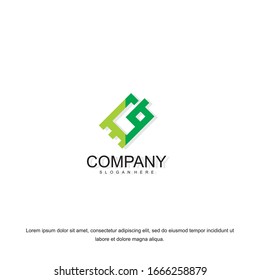 Simple and clean flat design of letter  G logo vector template. Letter G logo for business