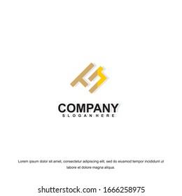 Simple and clean flat design of letter  G logo vector template. Letter G logo for business