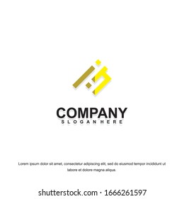Simple and clean flat design of letter  G logo vector template