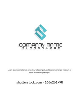Simple and clean flat design of letter  G logo vector template