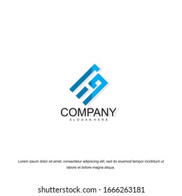 Simple and clean flat design of letter  G logo vector template. Letter G logo for business