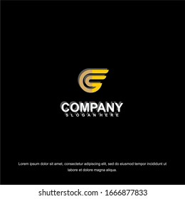 Simple and clean flat design of letter  G logo vector template. Letter G logo for business