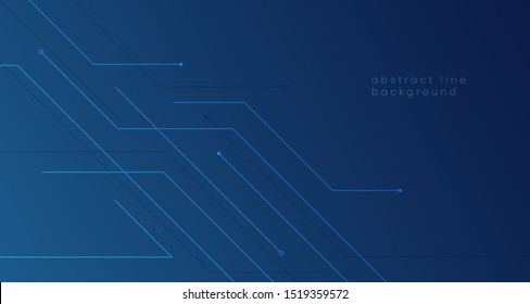 simple clean futuristic modern geometric connection line abstract background design. scientific digital cyberspace vector illustration graphic