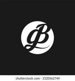 simple and clean gb/bg logo 