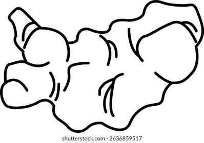 Simple and Clean Ginger Line Art