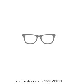 simple and clean glasses logo