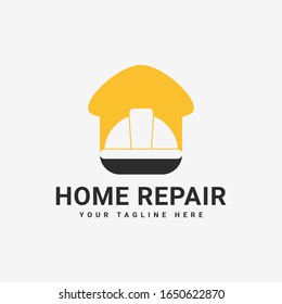 Simple and Clean Home Repair Logo Design Template