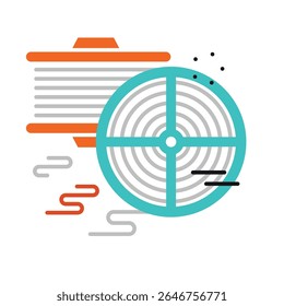 "Simple and clean  icon in vector format. Perfect for web, mobile apps, ui ux design, and print. Editable, resizable, and isolated on white background."