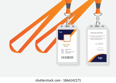 Simple and Clean ID Card Design Template