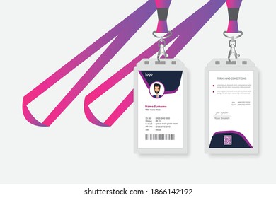 Simple and Clean ID Card Design Template