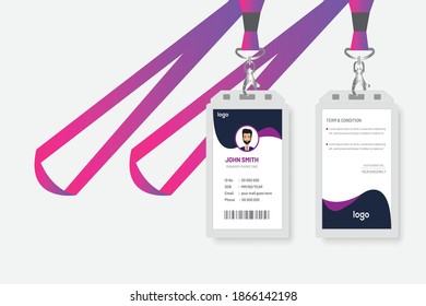 Simple and Clean ID Card Design Template
