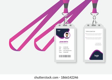 Simple and Clean ID Card Design Template