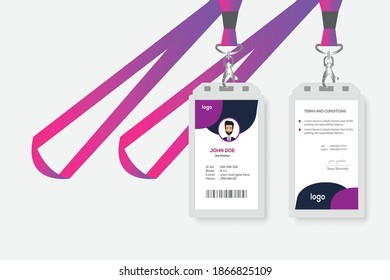 Simple and Clean ID Card Design Template