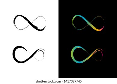 Simple and Clean illustration infinity symbol.