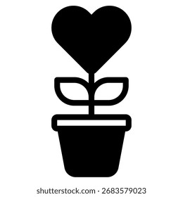 Ilustración simple y limpia de una planta germinada ideal para jardinería, temas ecológicos y contenido relacionado con el crecimiento.