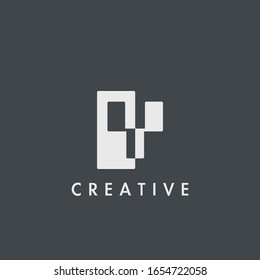 Simple Clean Initial Letter Y Logo Icon Vector Design