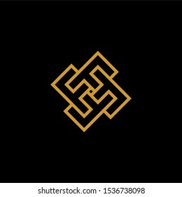 simple and clean letter f logo