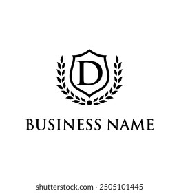 simple and clean letter law firm concept