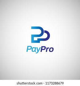 Simple Clean Letter Mark P Internet Payment Logo Sign Symbol Icon