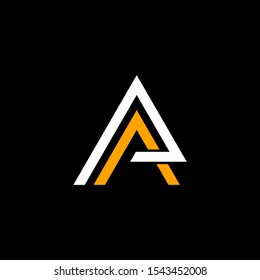 simple and clean letter PA logo
