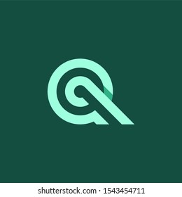 simple and clean letter q logo